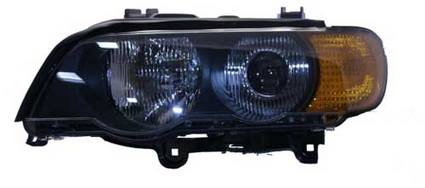 BMW Headlight Assembly - Driver Side (Xenon) 63126930233 - Hella 222963335